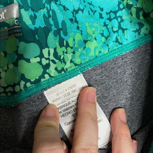 Marmot Gray Everyday Leggings Tight Pants D56330 large - Picture 5 of 8